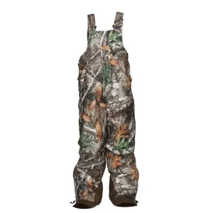 607115 Kid's Junior ProHunter Waterproof Insulated Bibs in Realtree Edge by Rocky
