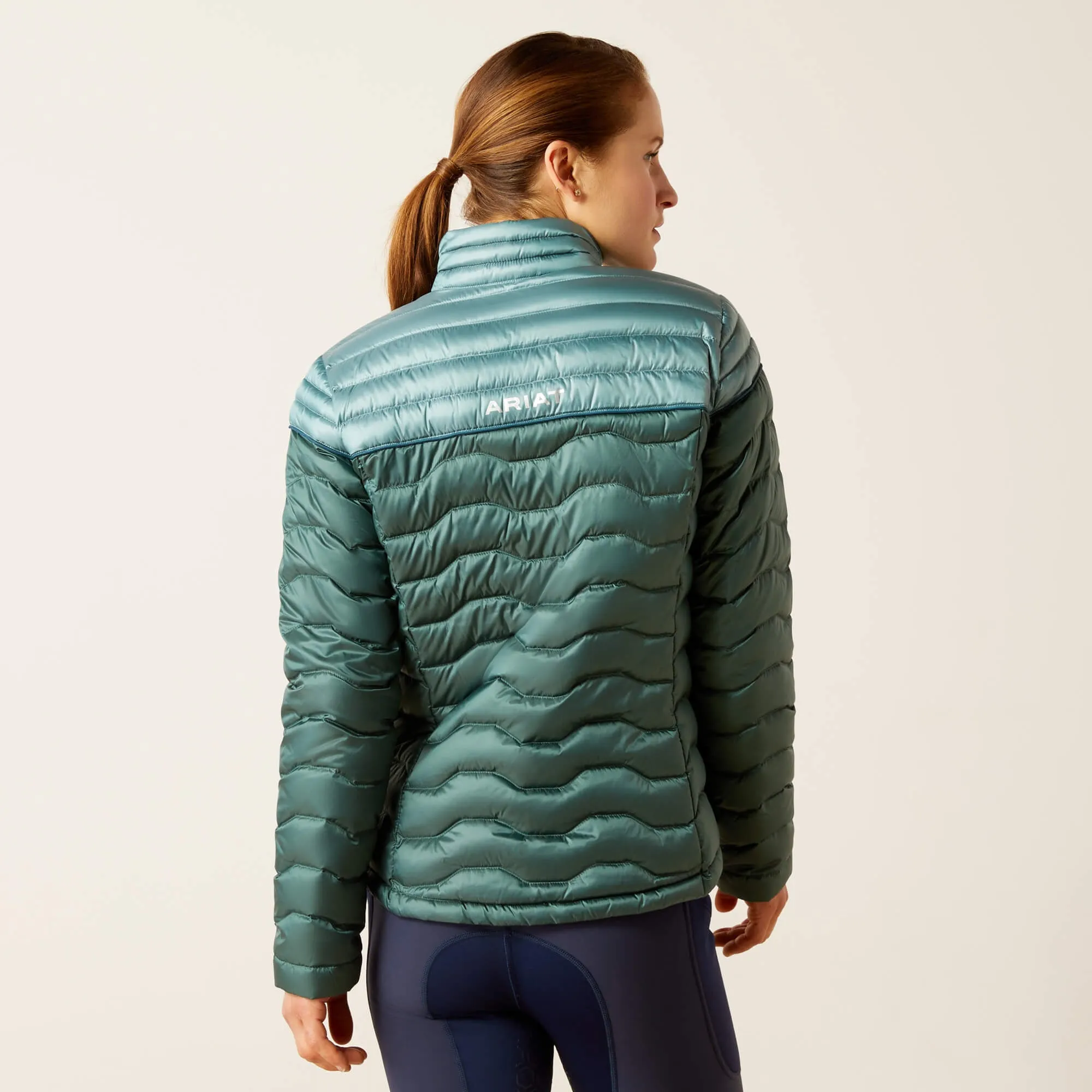 Ariat Ladies Ideal Down Jacket - Iridescent Arctic/Silver Pine