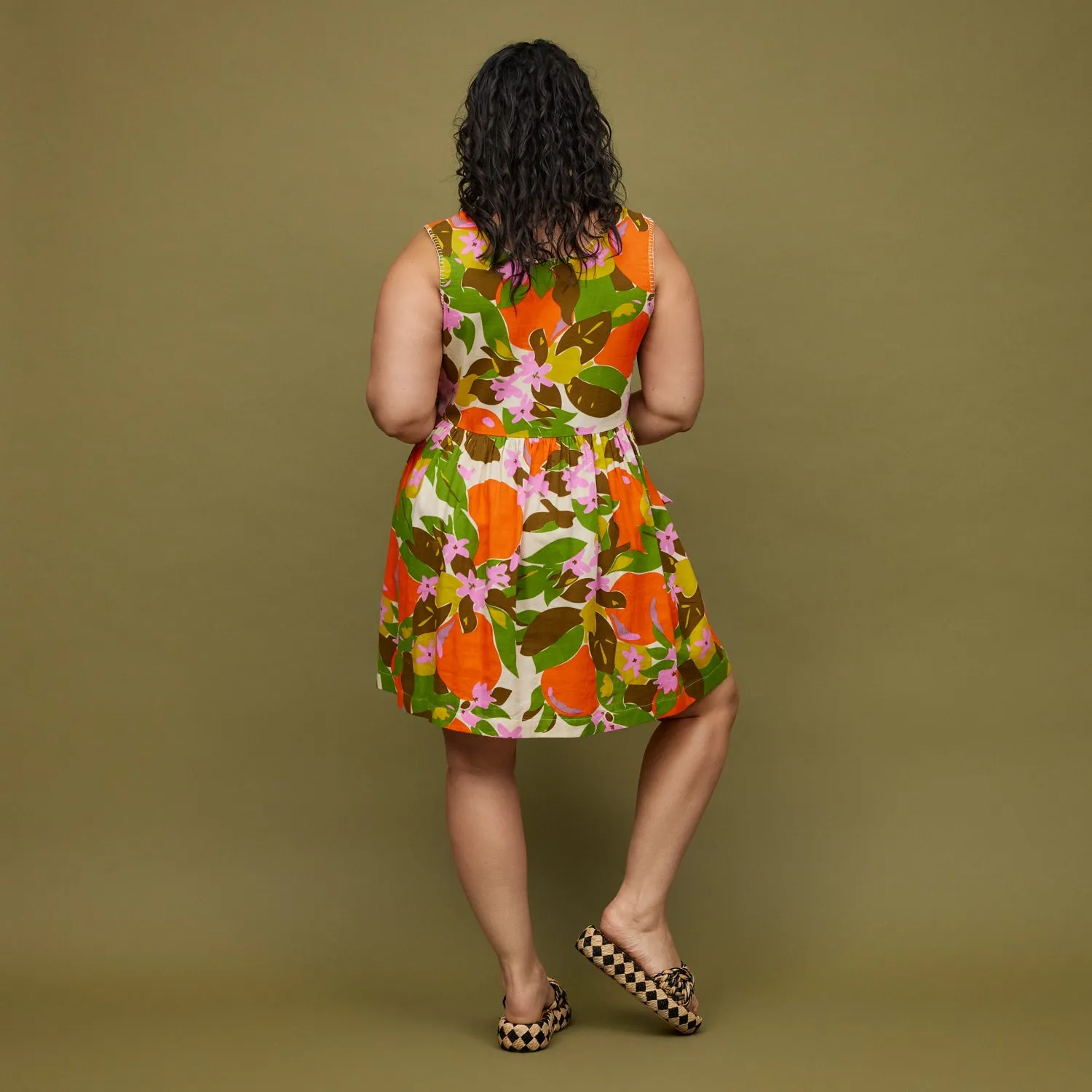 Camarillo Square Neck Mini Dress