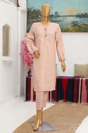 Damask by Hz Pret Cotton Denim Jacquard Collection'2023-HZK-05-Petal Peach