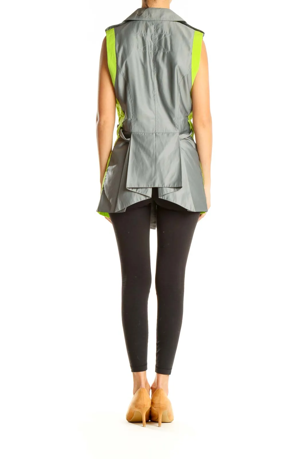 Gray Green Vest
