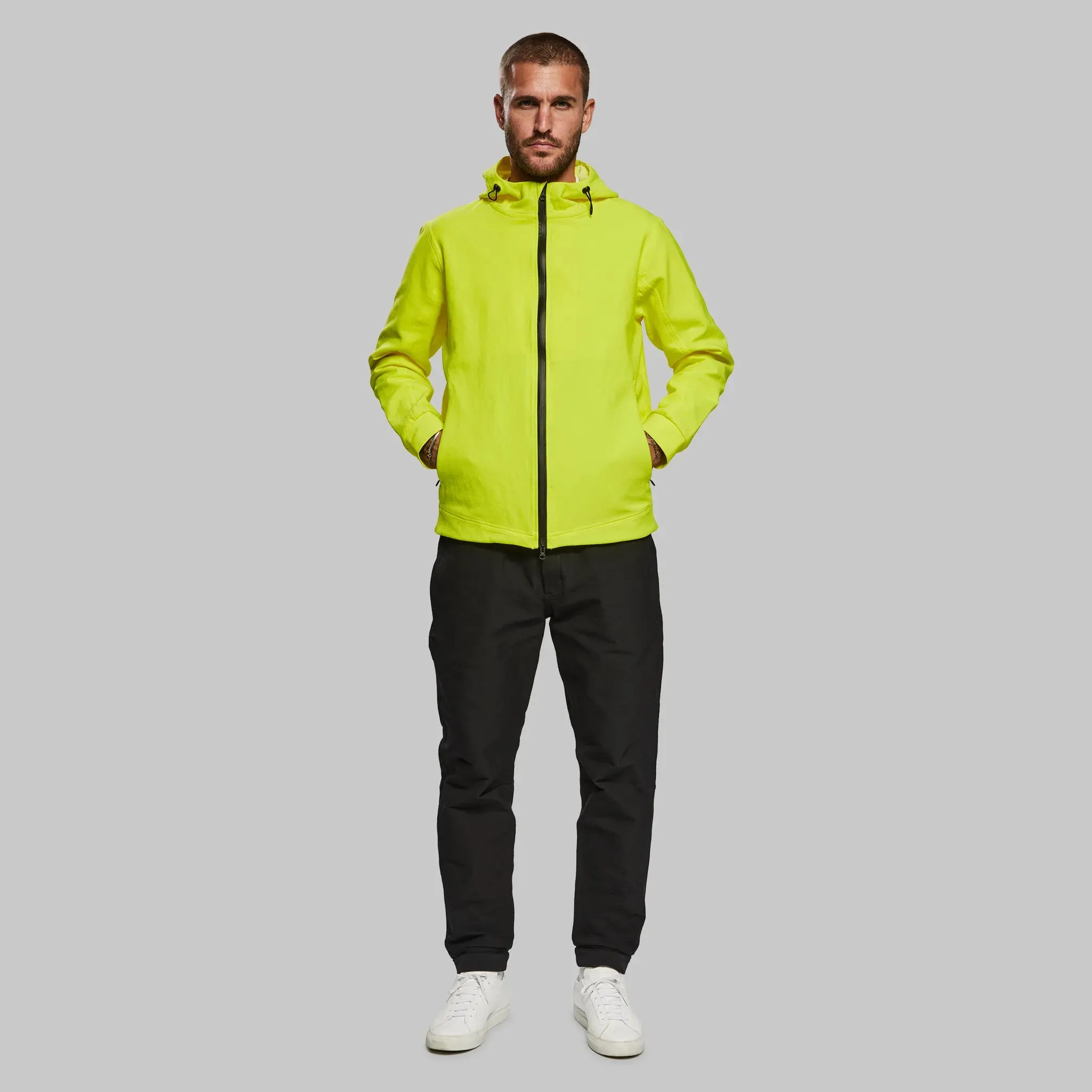 Indestructible Hooded Jacket. Yellow edition