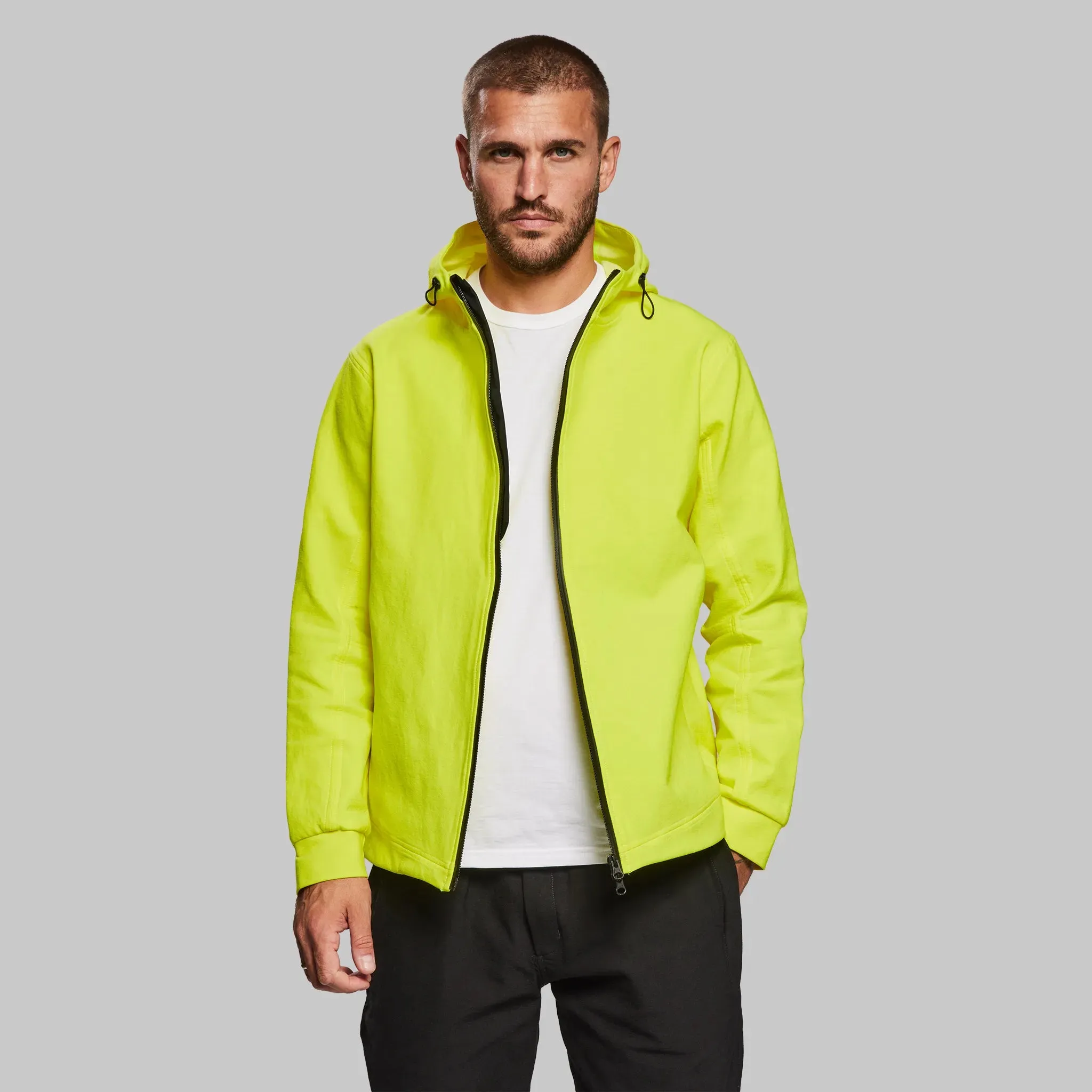 Indestructible Hooded Jacket. Yellow edition