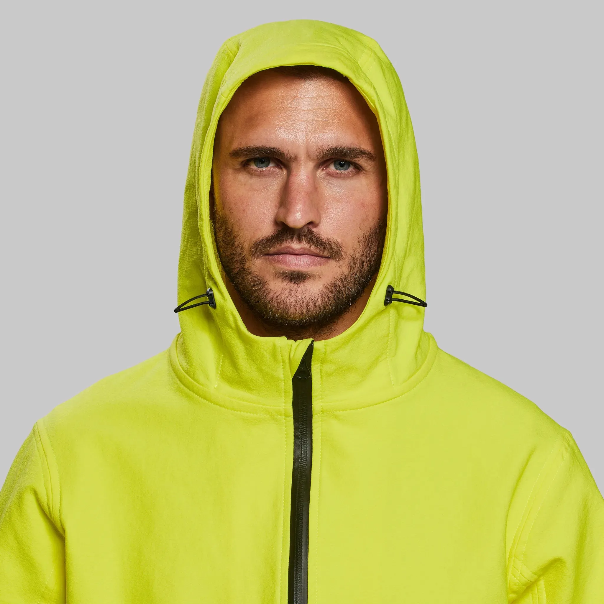 Indestructible Hooded Jacket. Yellow edition