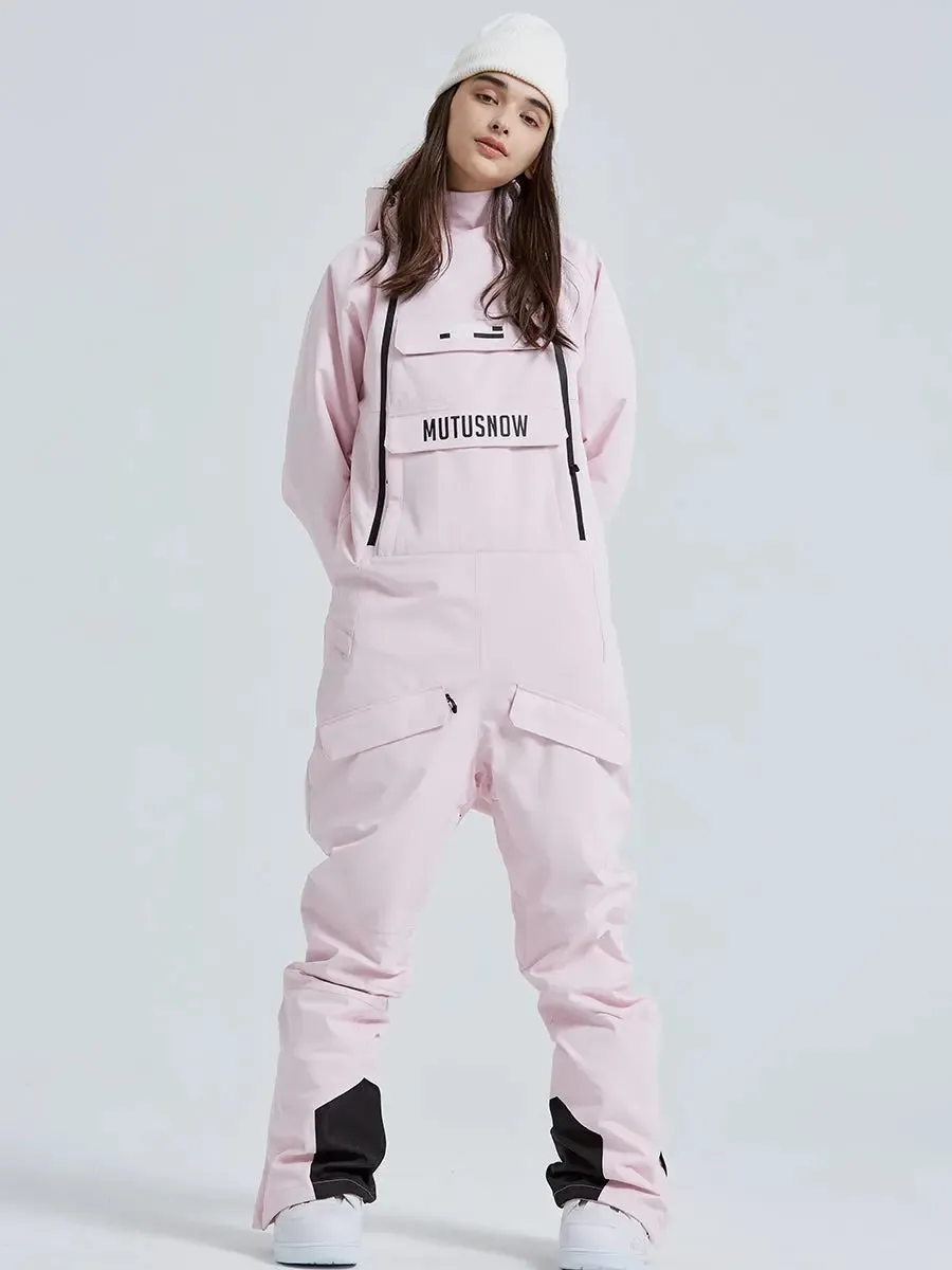 One Piece Snowsuits Overalls Couple Outdoor Skiing Jumpsuits