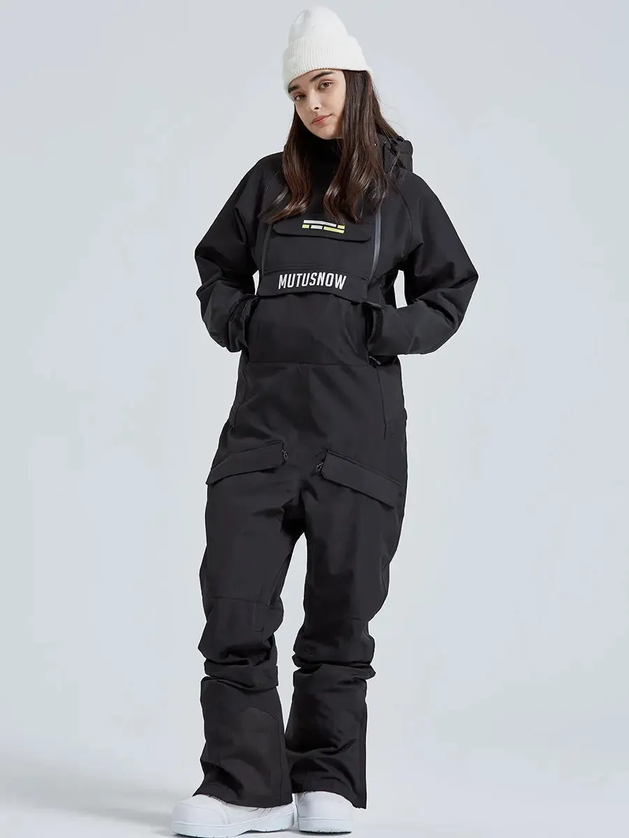 One Piece Snowsuits Overalls Couple Outdoor Skiing Jumpsuits