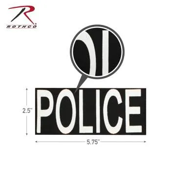 Police Patch With Hook Back