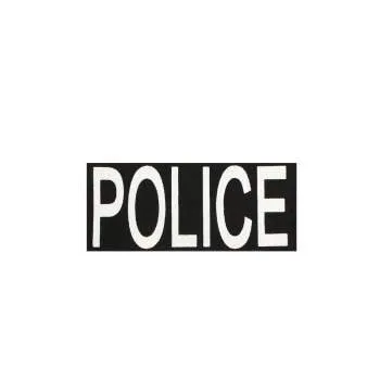 Police Patch With Hook Back