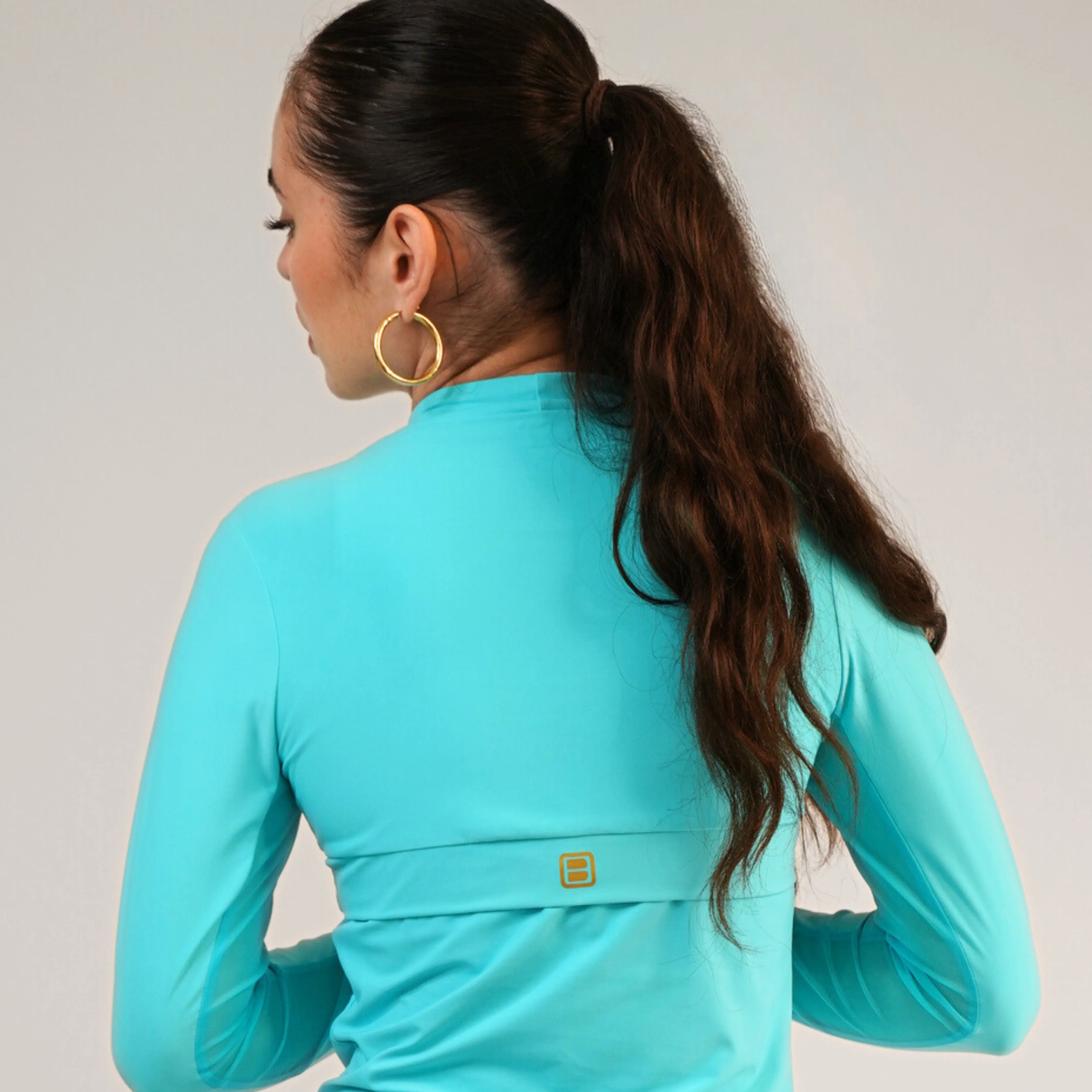 PROTECTIVE SUN SHRUG Cabo Blue w/ Cabo Blue Mesh