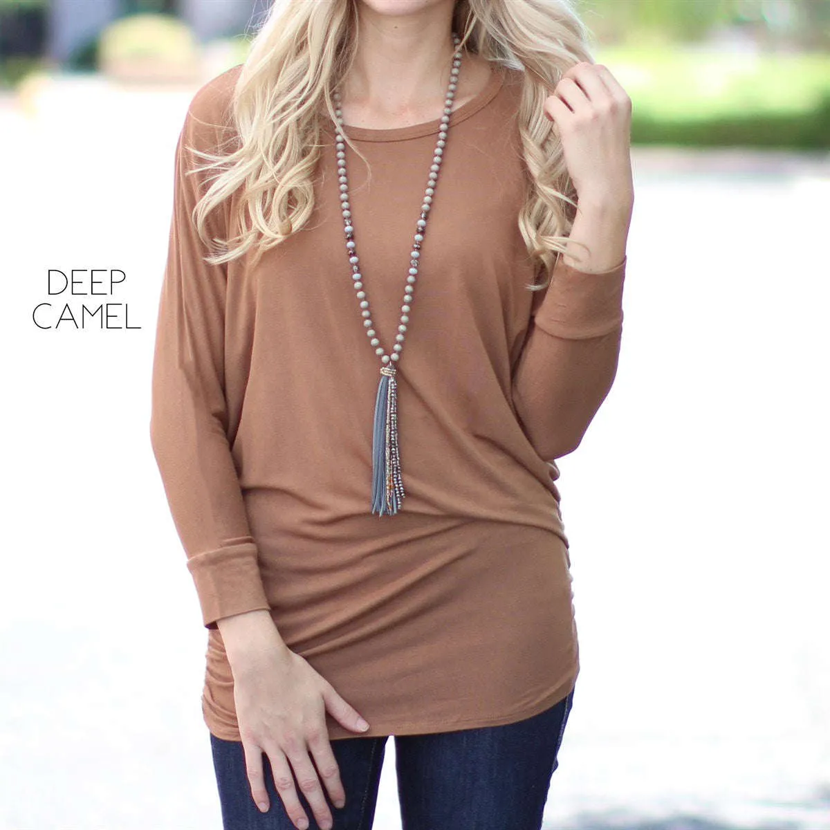 Ruched Flowy Top | S-XL