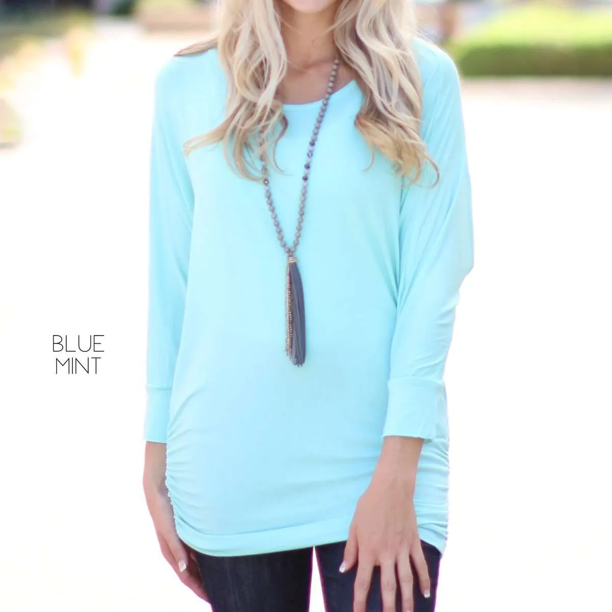 Ruched Flowy Top | S-XL