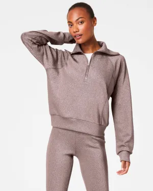 SPANX® AirEssentials Half Zip with Shimmer