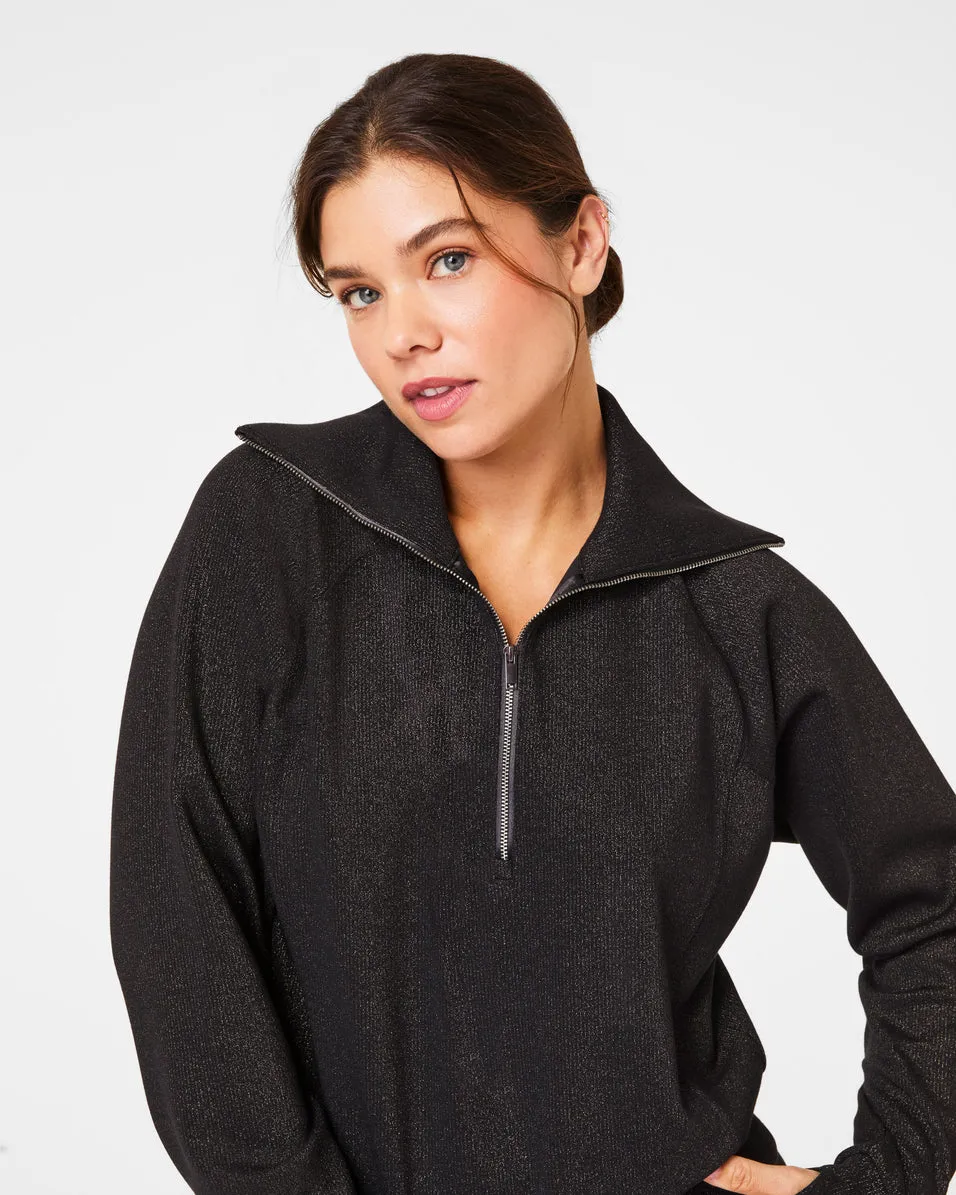 SPANX® AirEssentials Half Zip with Shimmer
