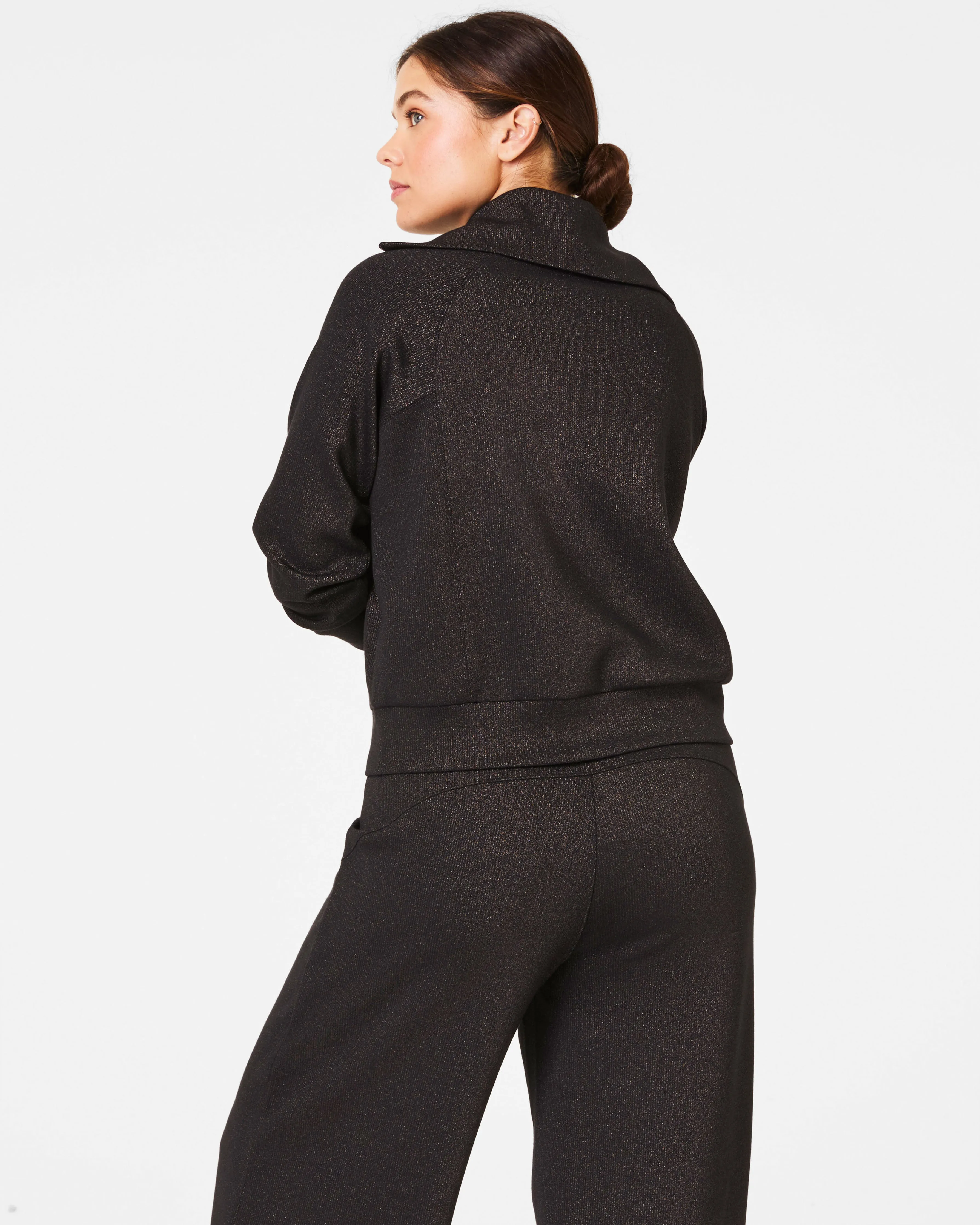 SPANX® AirEssentials Half Zip with Shimmer