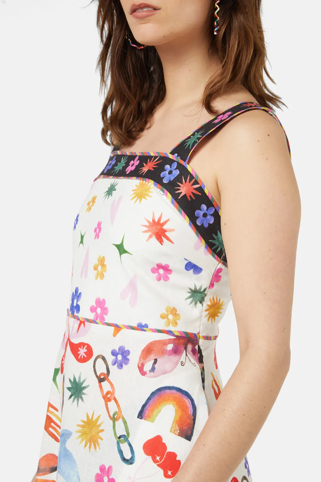 Sticker Collection Party Dress