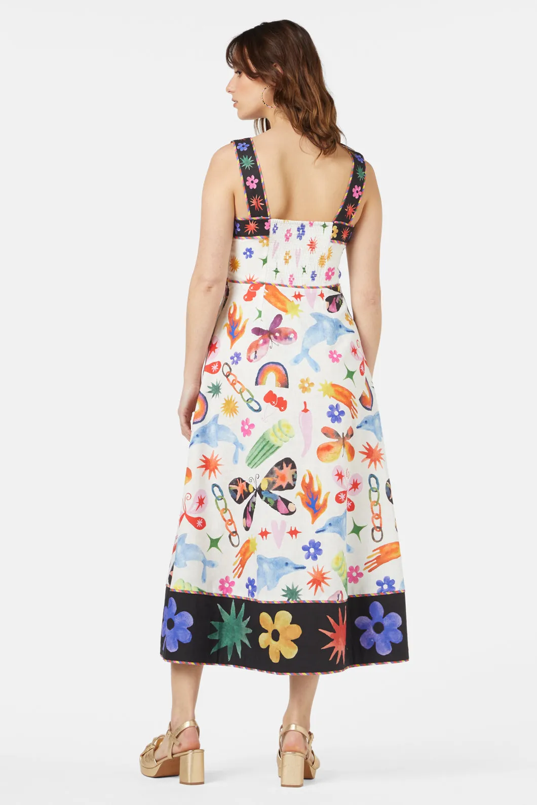 Sticker Collection Party Dress