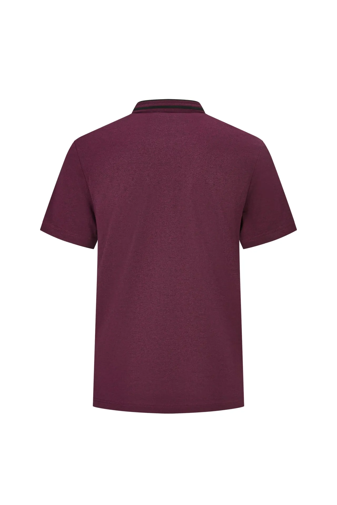 Super Light Mercerized Cotton Rich Dragon Embroidery Stand Collar Polo