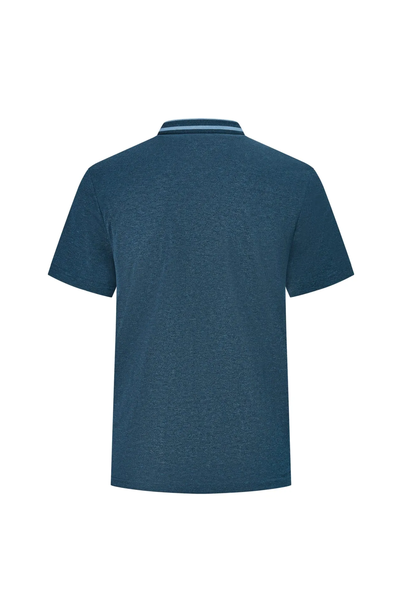 Super Light Mercerized Cotton Rich Dragon Embroidery Stand Collar Polo