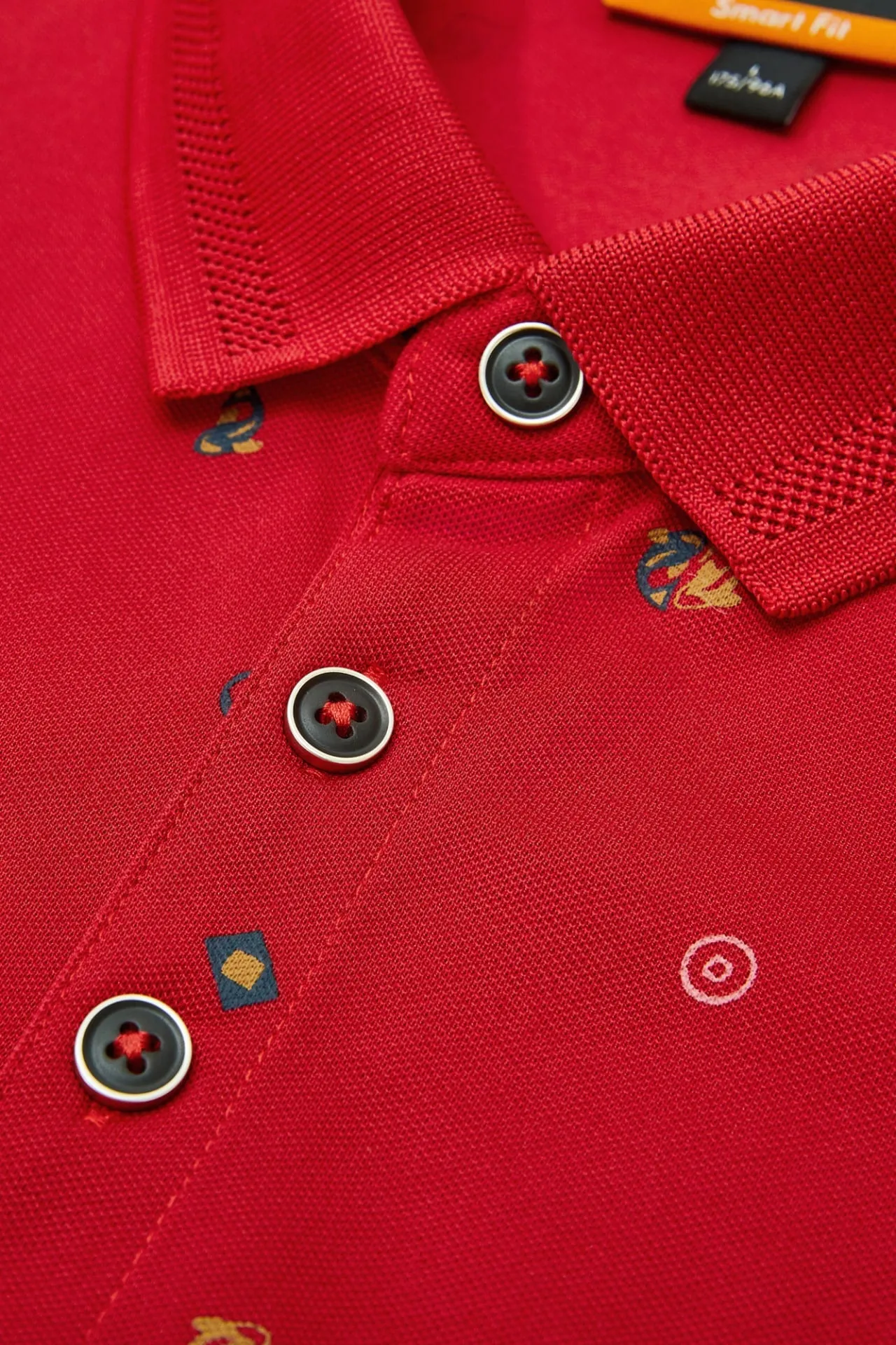 Super Light Mercerized Cotton Rich Printed Polo