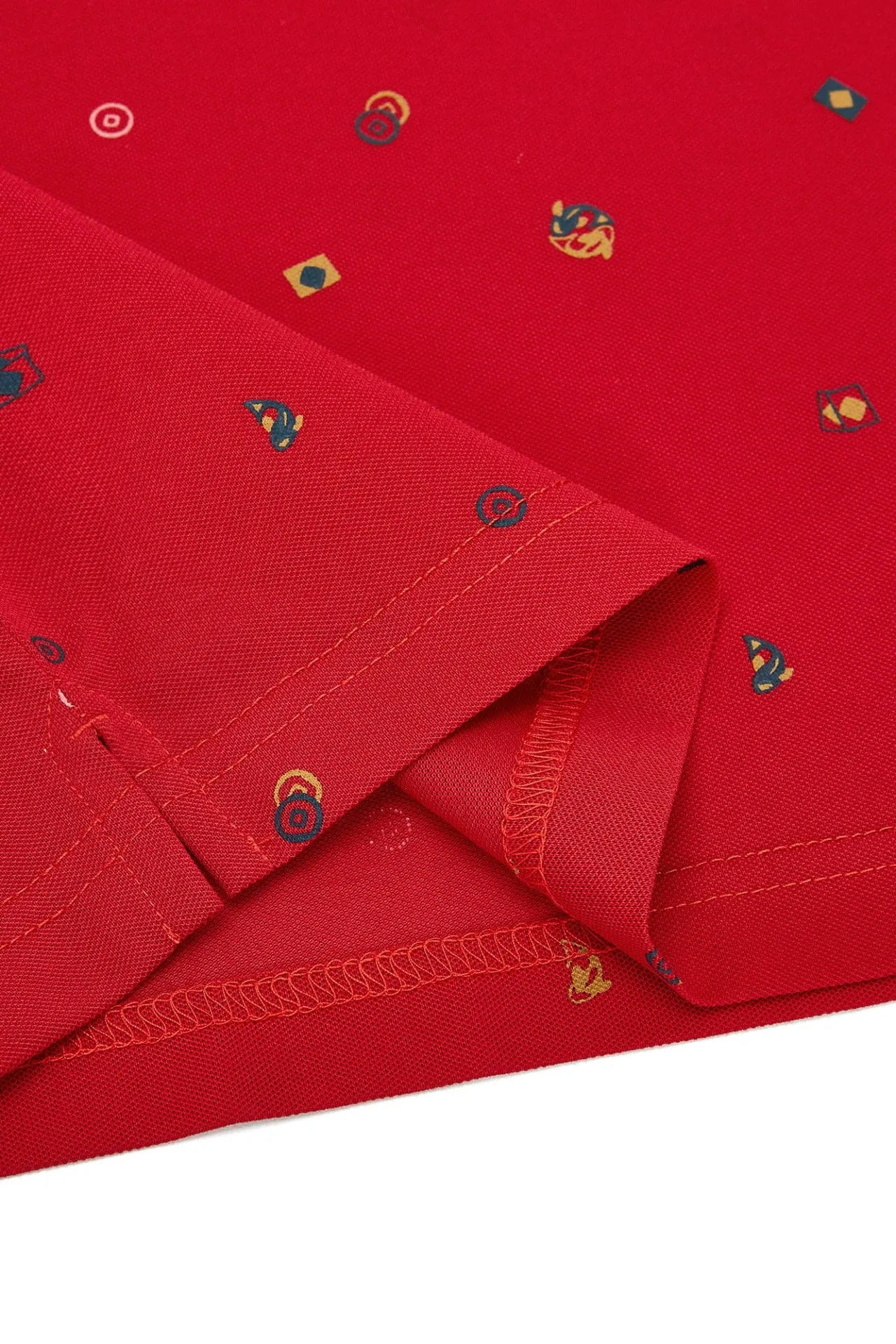 Super Light Mercerized Cotton Rich Printed Polo