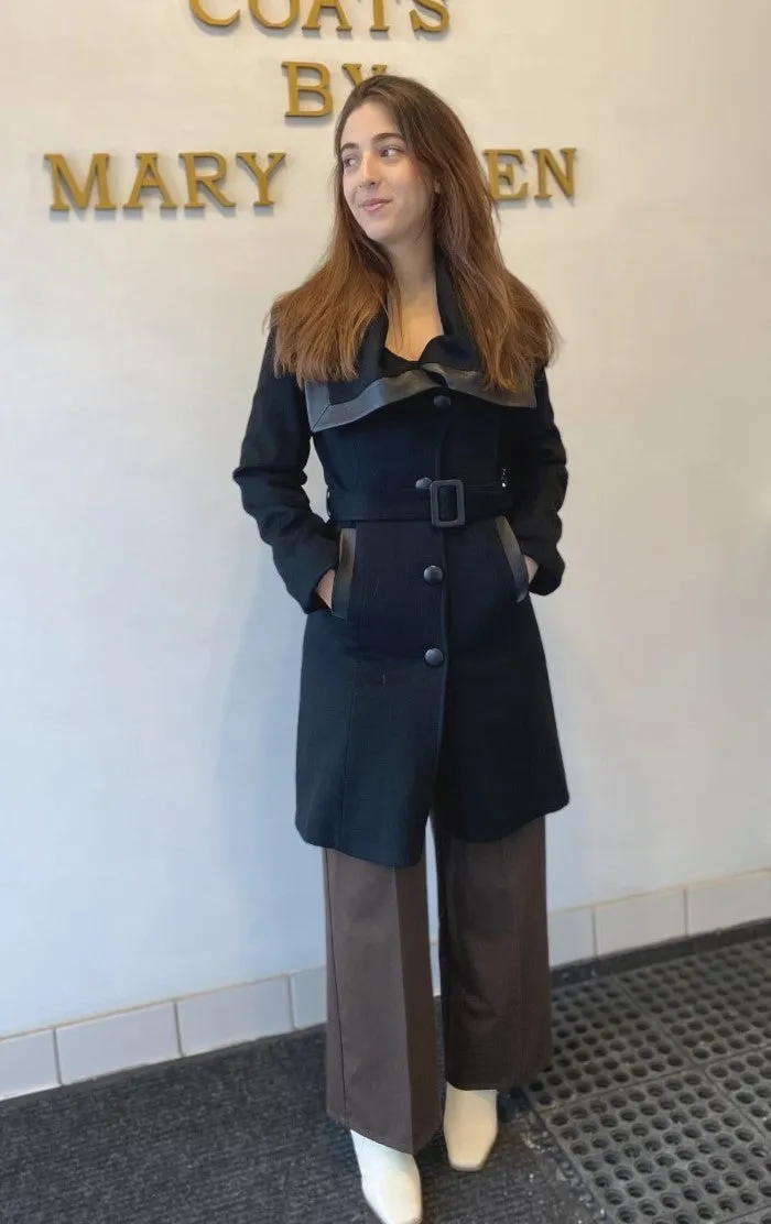 Tegan Coat - 50% Cashmere, Wool, Apaca Blend